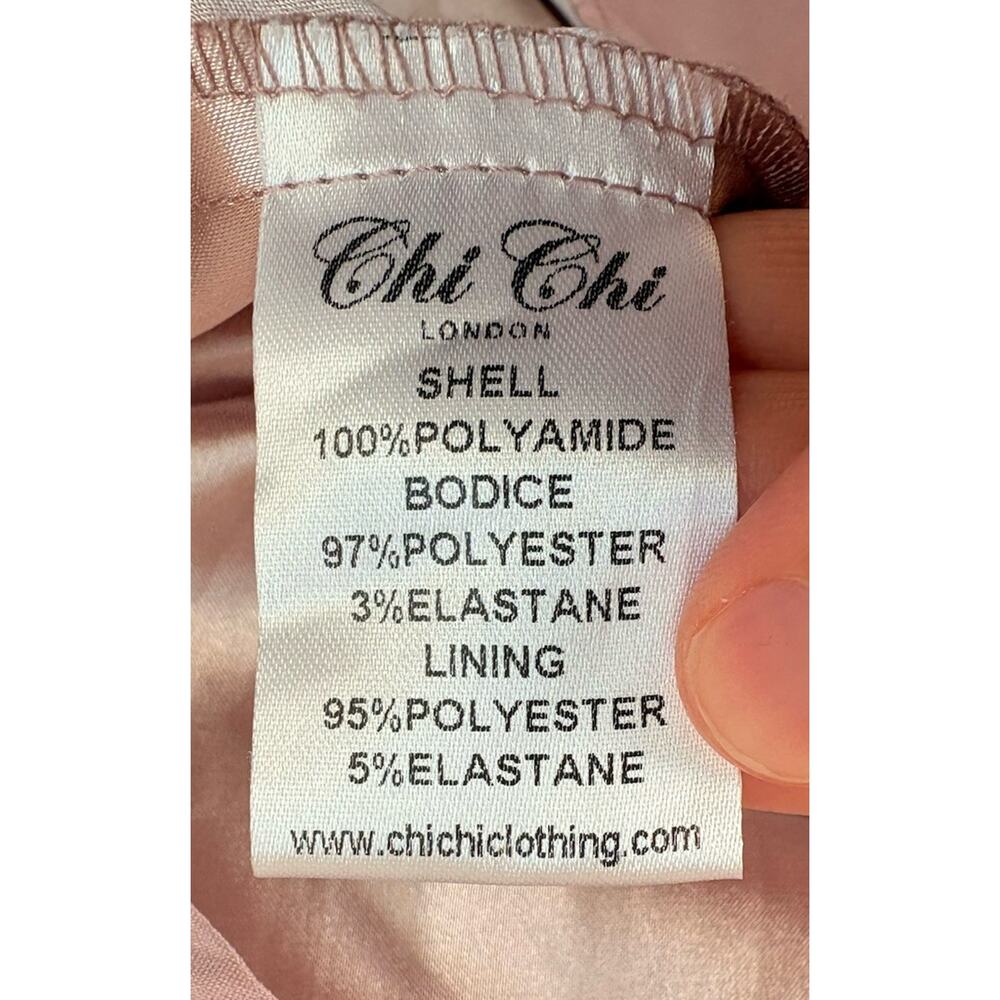 Chi Chi NWT Women’s London Zeina Dress Size 4 Pink P9 - Picture 4 of 9